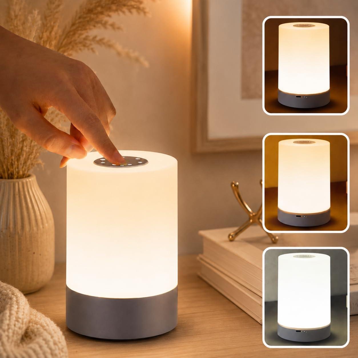 One94store Touch Control Led Table Lamp Usb Rechar
