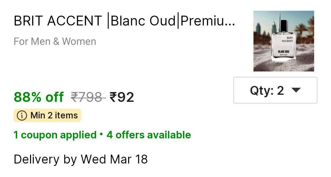 🔥Perfect @₹46

➡️

✅Min Buy - 2 @₹92