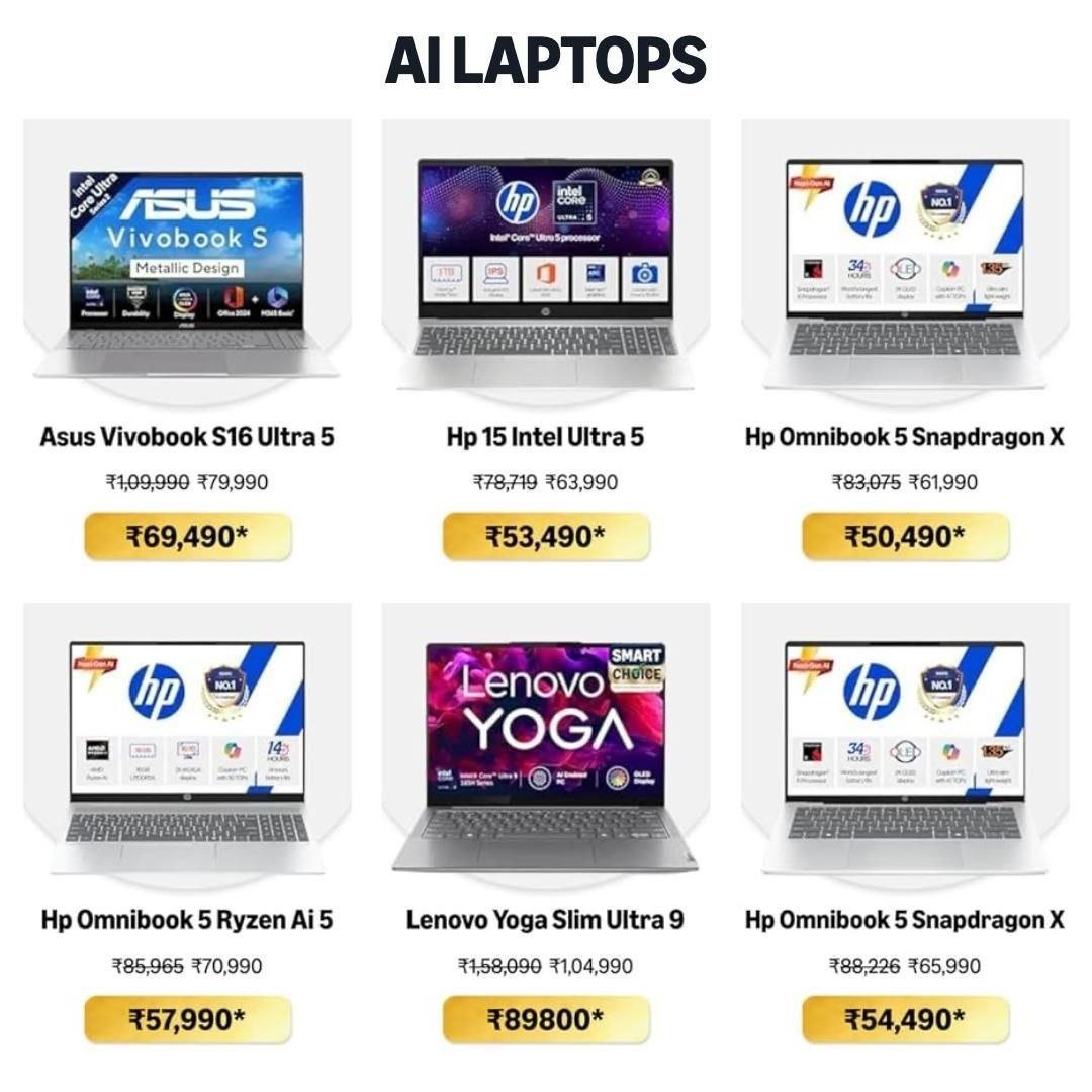 💥 Deals On AI Laptops 💥

💻 Asus Vivobook S16 Ultra 