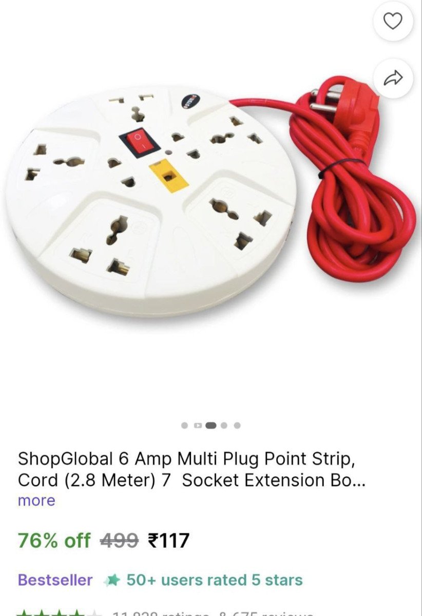 🔥 Extension Board @ ₹117

🔗