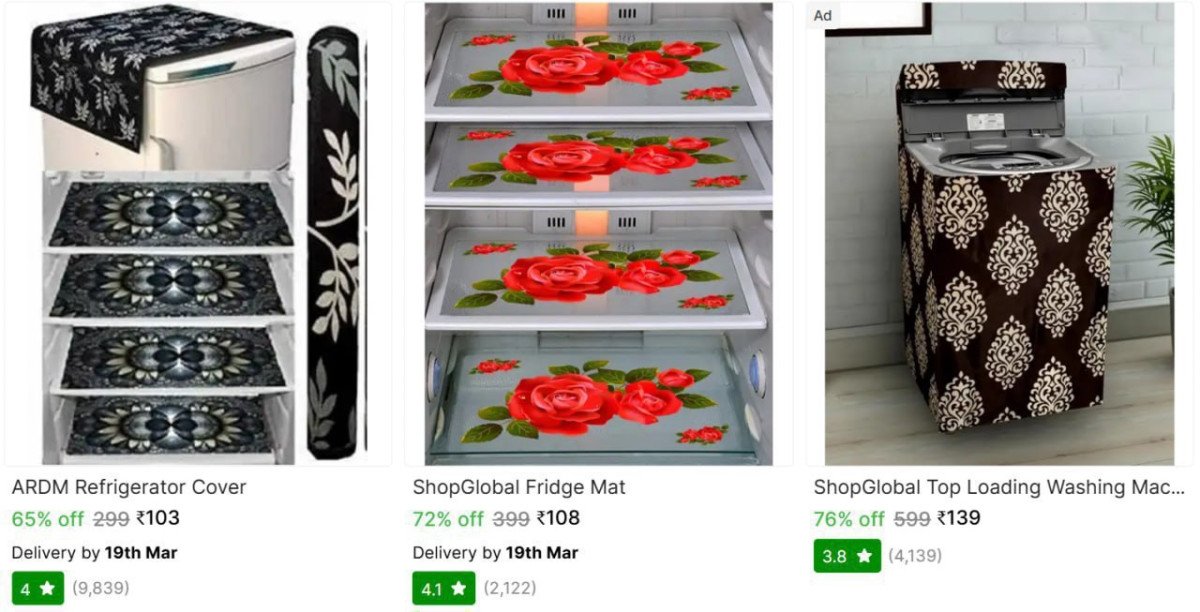 Appliance Covers From ₹103

👉