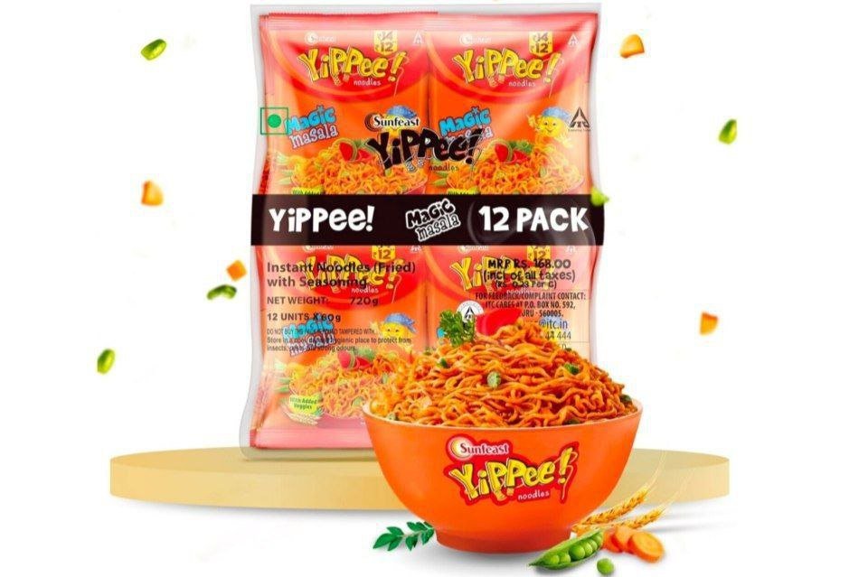 🔥Sunfeast Yippee (12 Pcs) @₹112

➡️