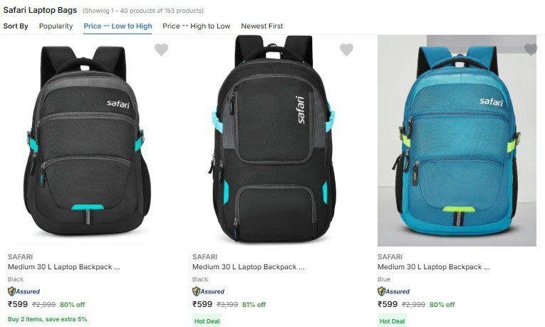 💥Flipkart | Upto 85% Off On Branded Backpacks.🔥

👉S