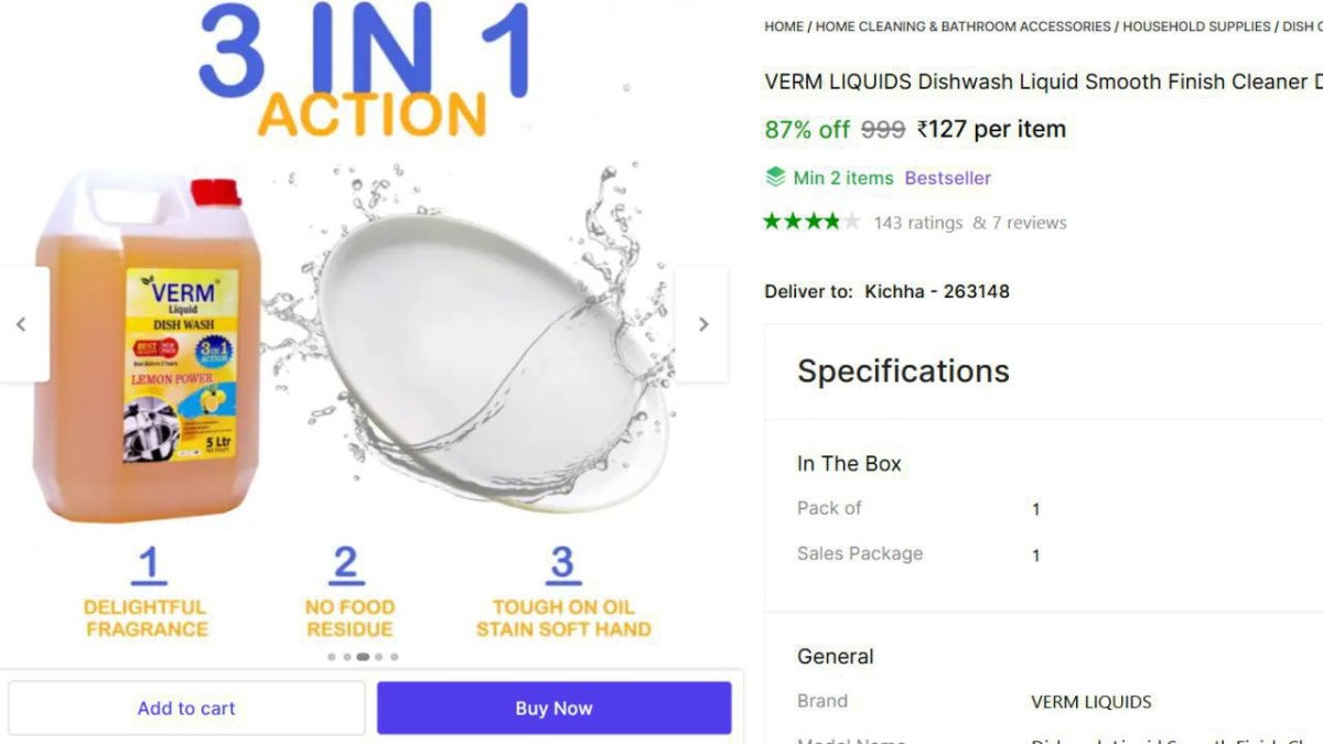 🔥  Dishwash Liquid Gel, 5Ltr @ ₹127

🔗 

Min. Bu