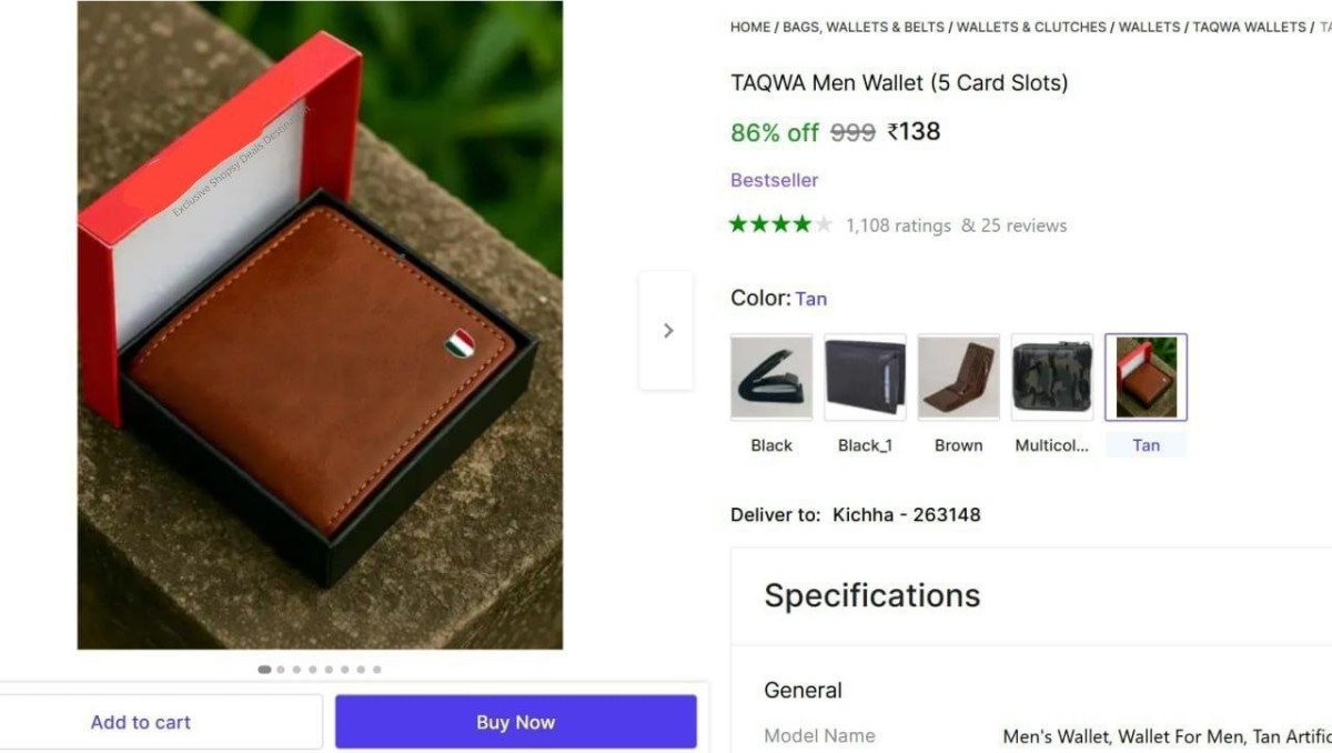 🔥  Men Wallet (5 Card Slots) @ ₹138

🔗