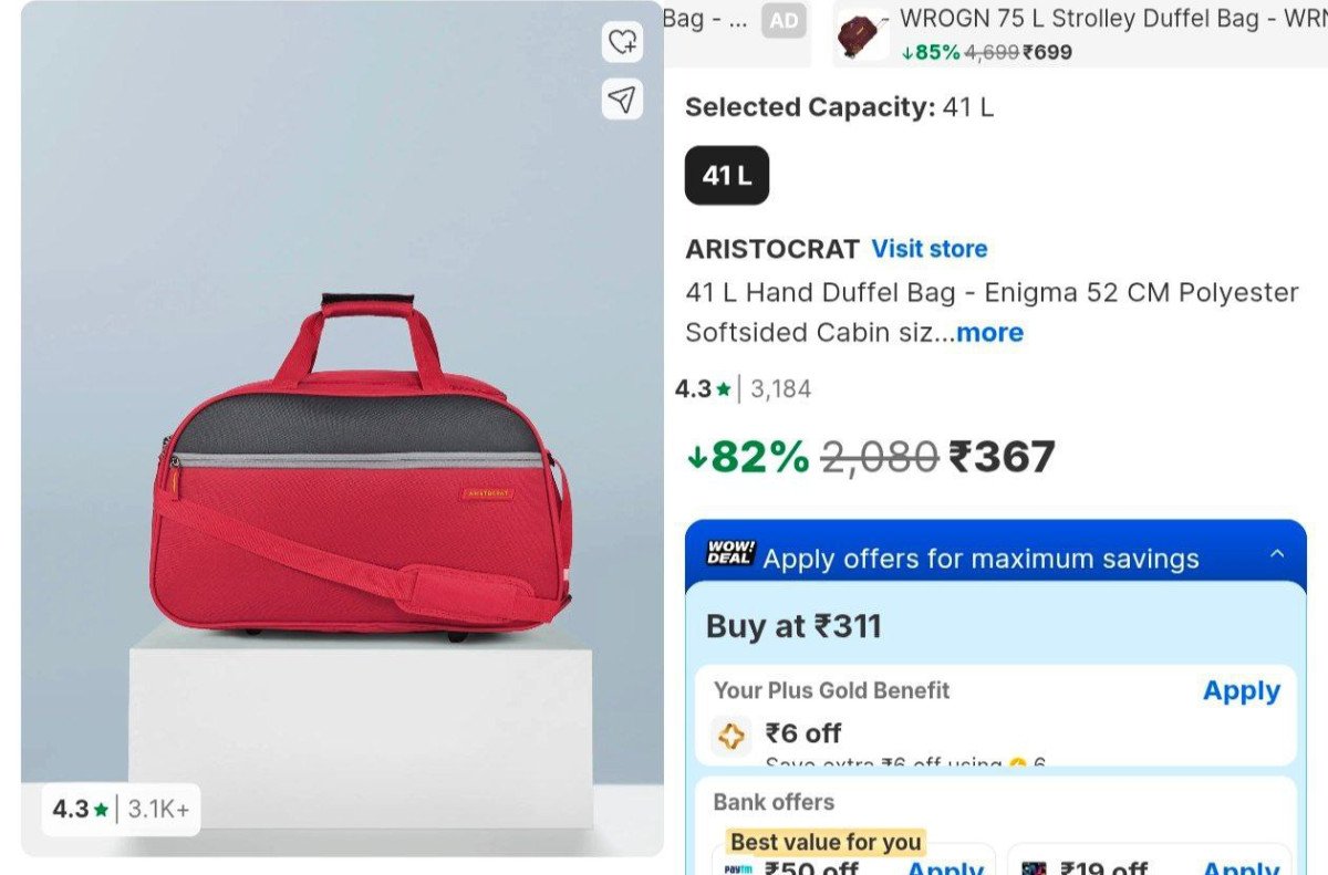 .

Grab 💥💥 
367₹