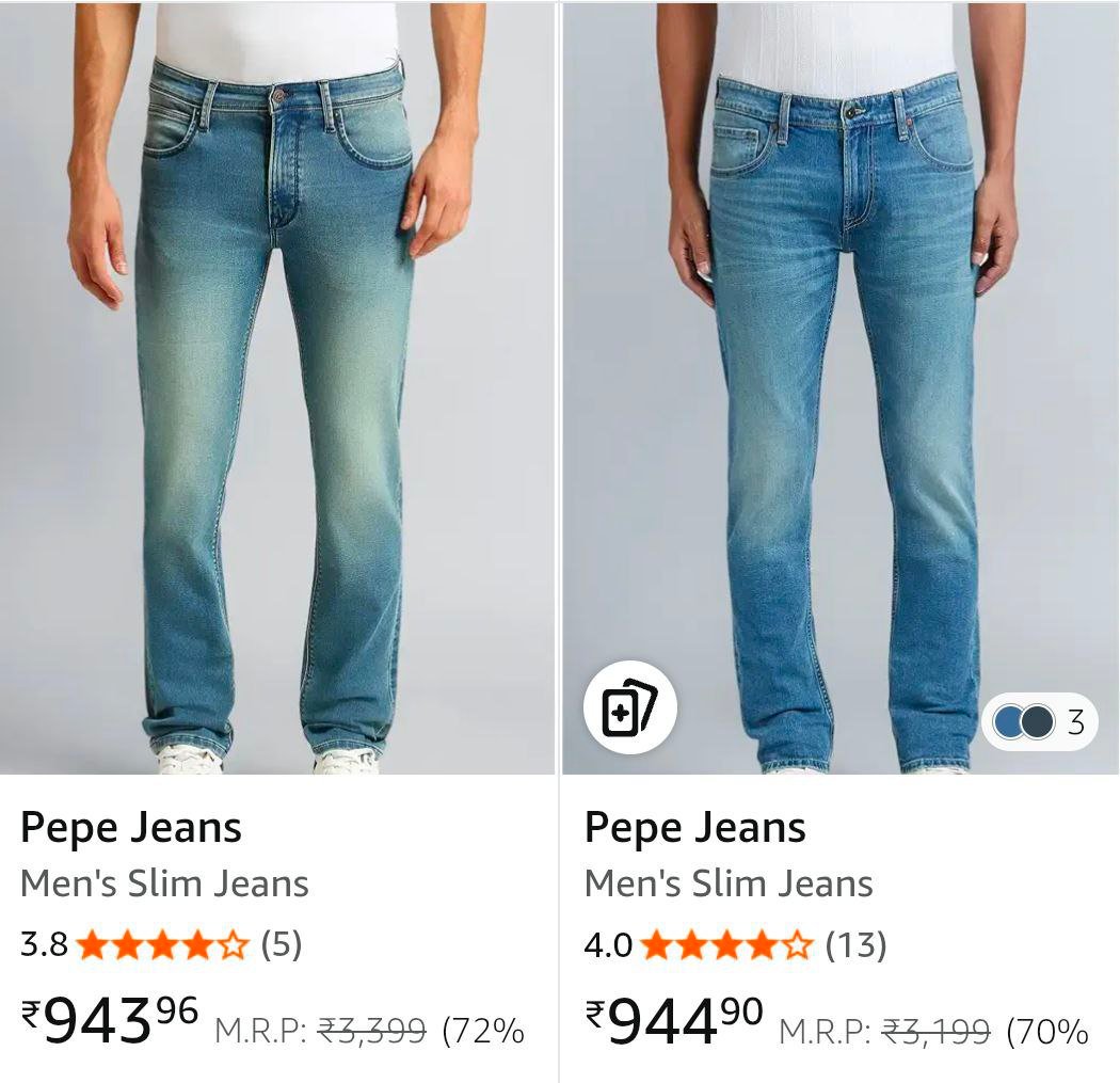🔥Amazon | Upto 75% Off On Pepe Jeans Clothing.🔥

👉M