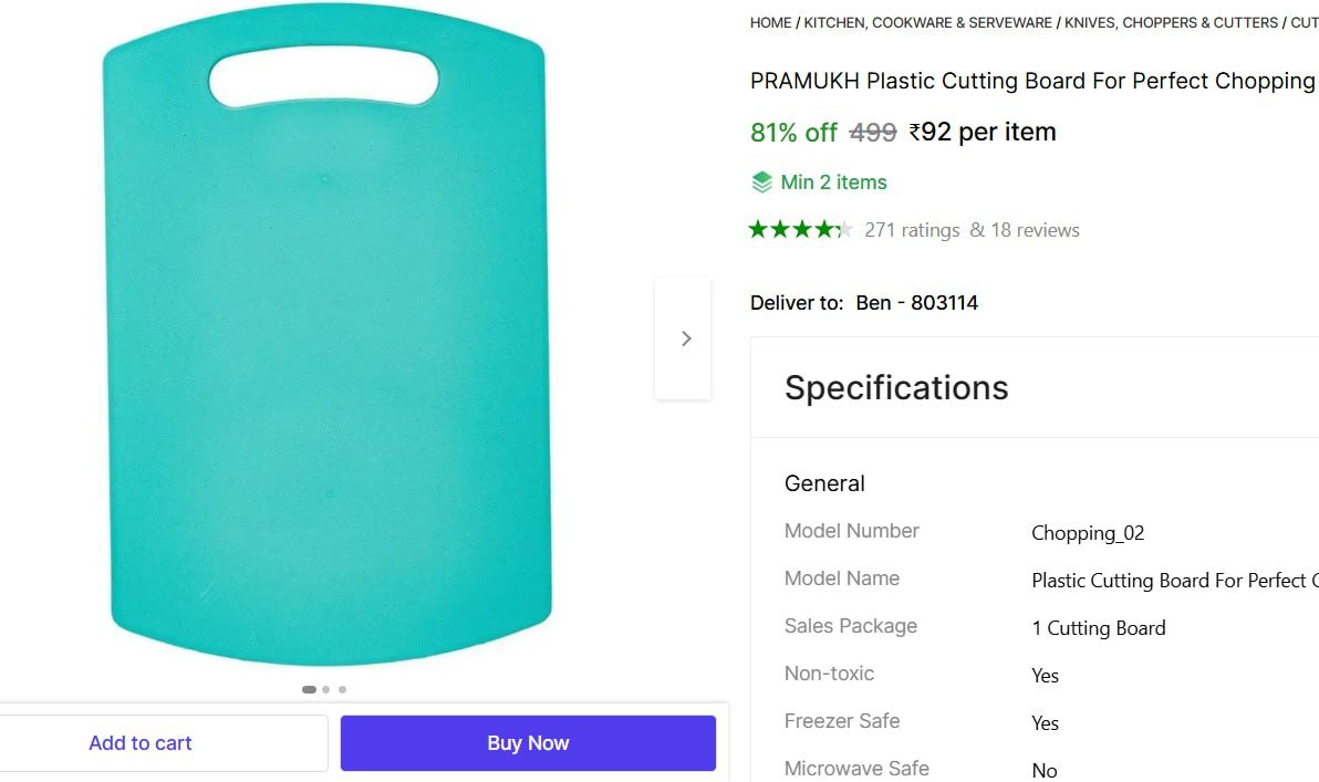 Chopping Board @ ₹92

👉
💙 

More Deals! 👉 Click H