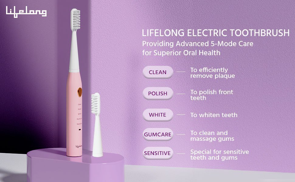 Lifelong Rechargeable Toothbrush @ 349.