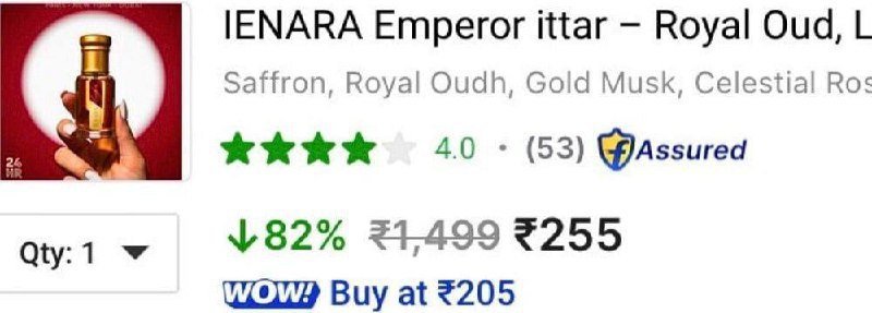 LOOT ₹255 - Kesar & Sandalwood Attar (Original)



Limited