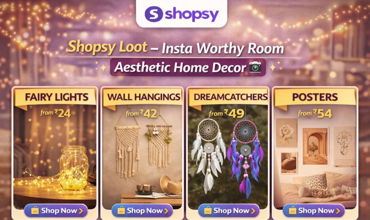 Shopsy Loot : Insta Worthy Room Aesthetic Home Decor 🔥�