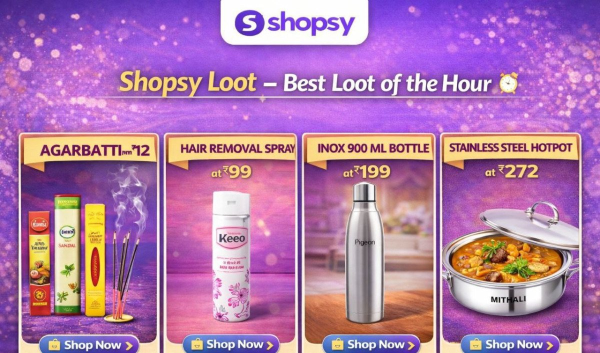 🔥  Shopsy Loot – Hourly Deal Drops ⏰

Agarbatti F