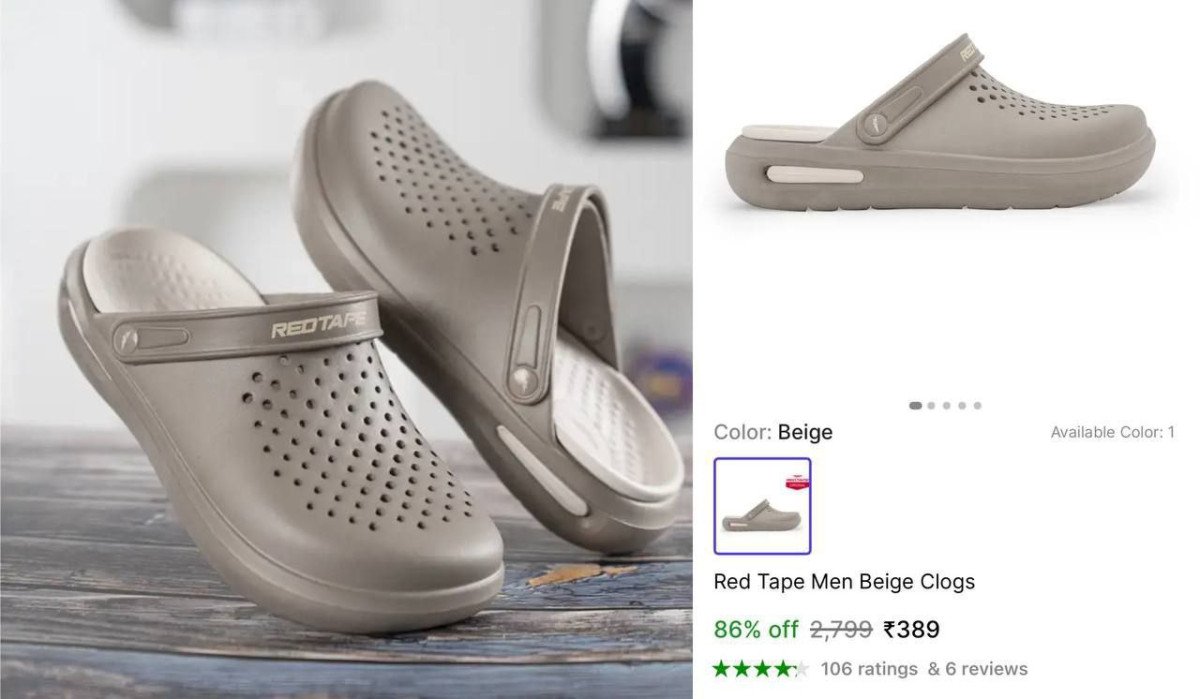 #Loot premium high quality redtape crocs now at the 85% off�