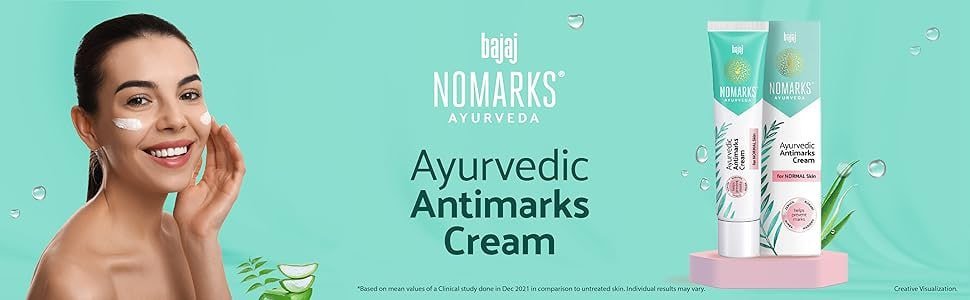Bajaj Nomarks Ayurveda Cream for Normal Skin,25gm @ ₹72 + 