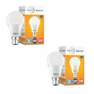 wipro Garnet 5W LED Bulb,pack of 2 at Rs.122.