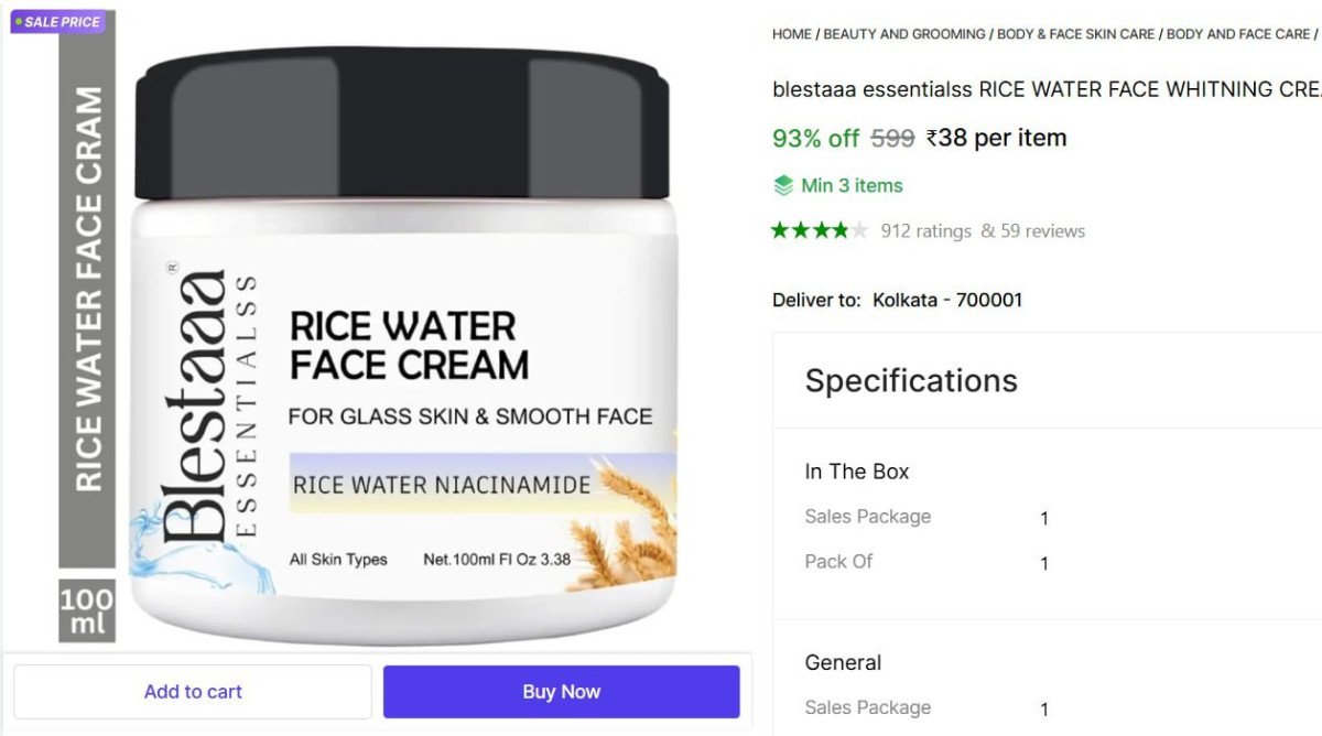 Rice Water Face Whitening Cream 100g @ ₹38

👉

More Det