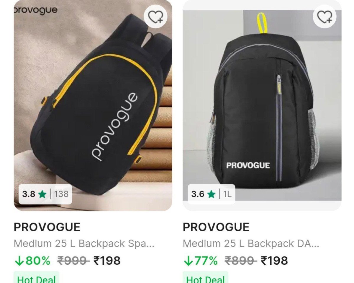 Provogue Backpacks Starting from Rs.162



More Details 👉