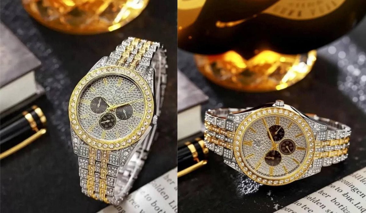 #Loot premium ice daimond watch now at the 260/-✅
.
Link�