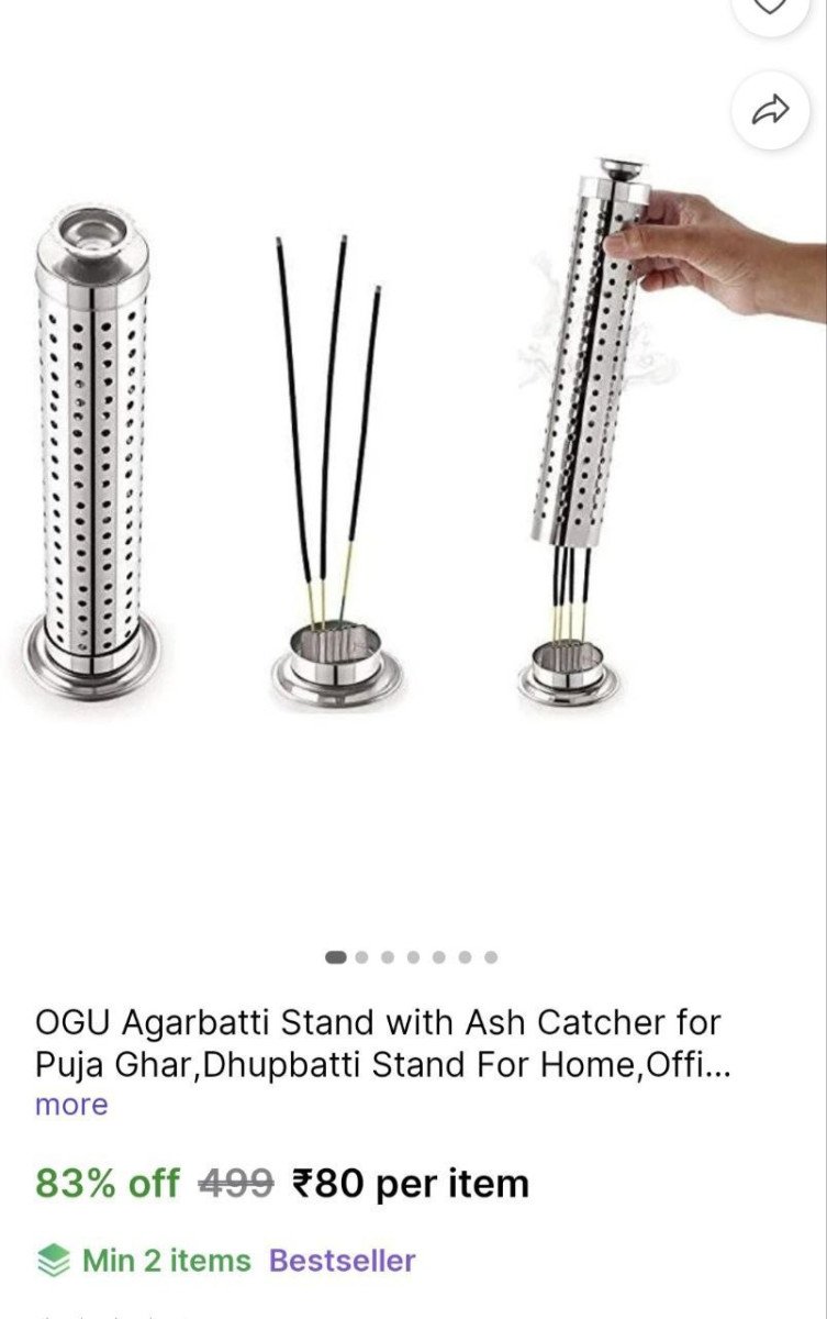 🔥 Agarbatti Stand @ ₹80

🔗 

More Details 👉 

�