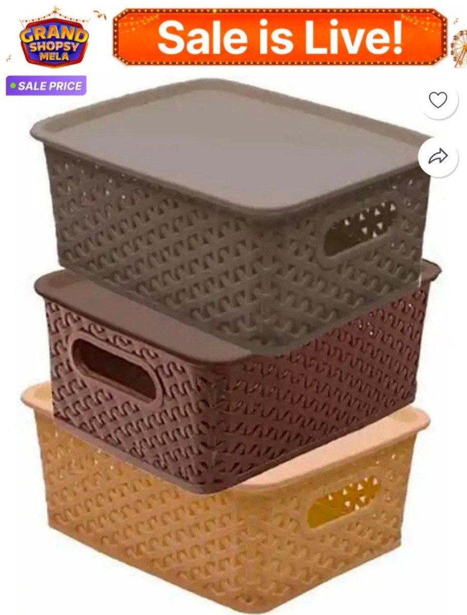 Pack of 3 Plastic Grocery Container at 181



More Details �