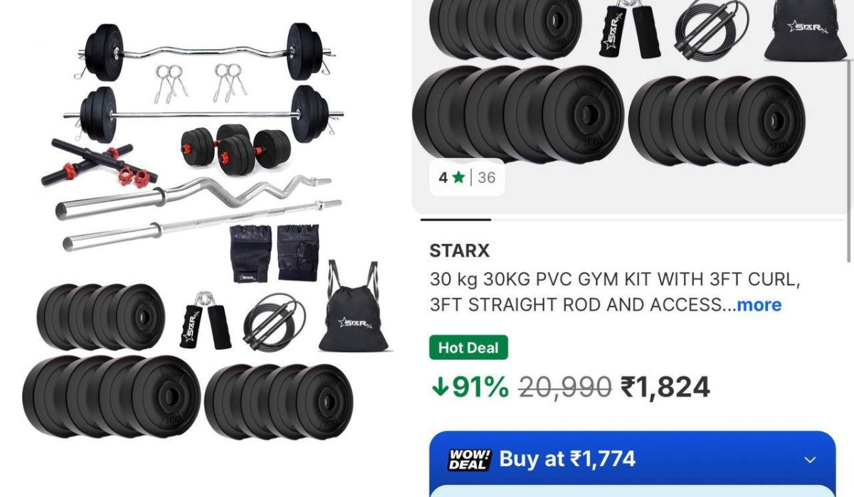 #Loot home gym combo set now at the 91% off📈✅
.
Link�