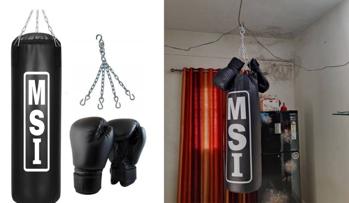 #Loot punching bags with gloves now at the lowest price📈�