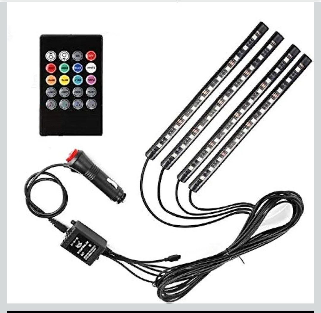 🔥🔥AutoBizarre 12 LED Multicolor Music Controlled Sound