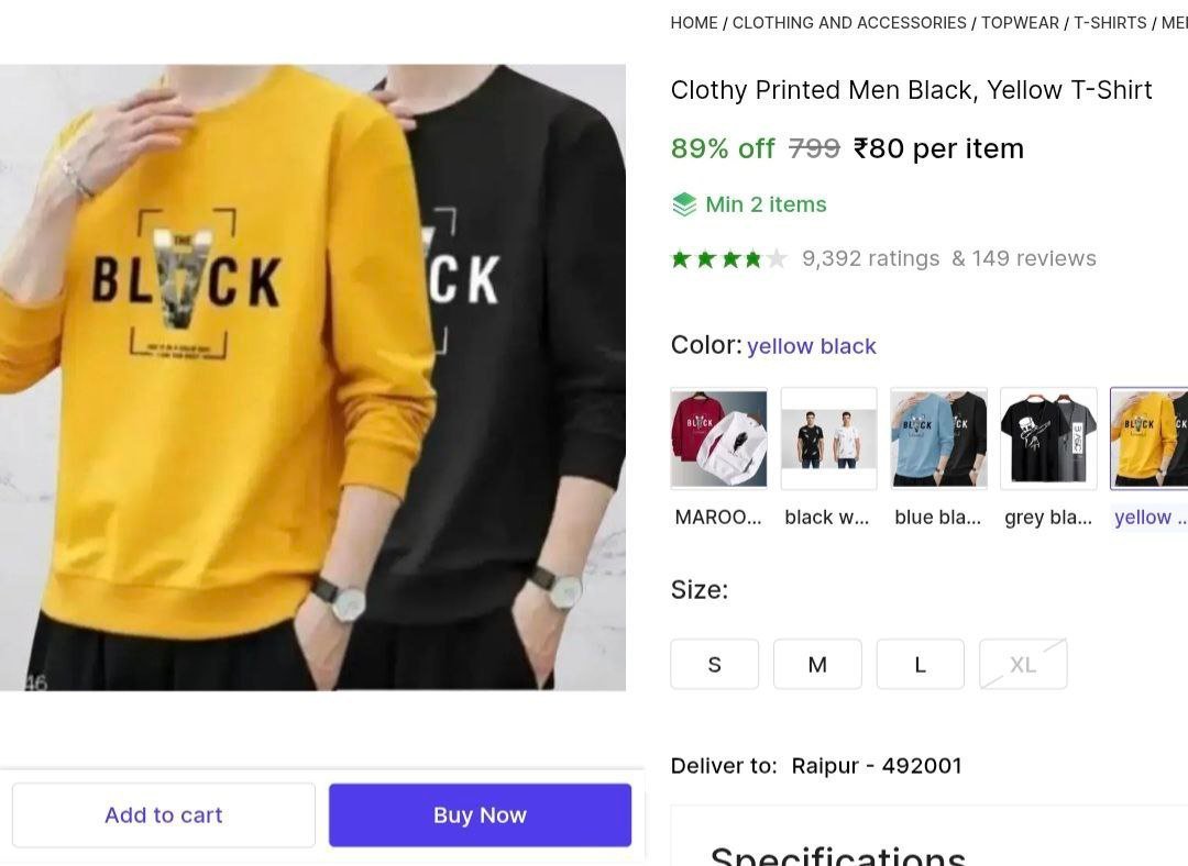 🔥  Men's Full Sleeve T-Shirt @ ₹80




More Details