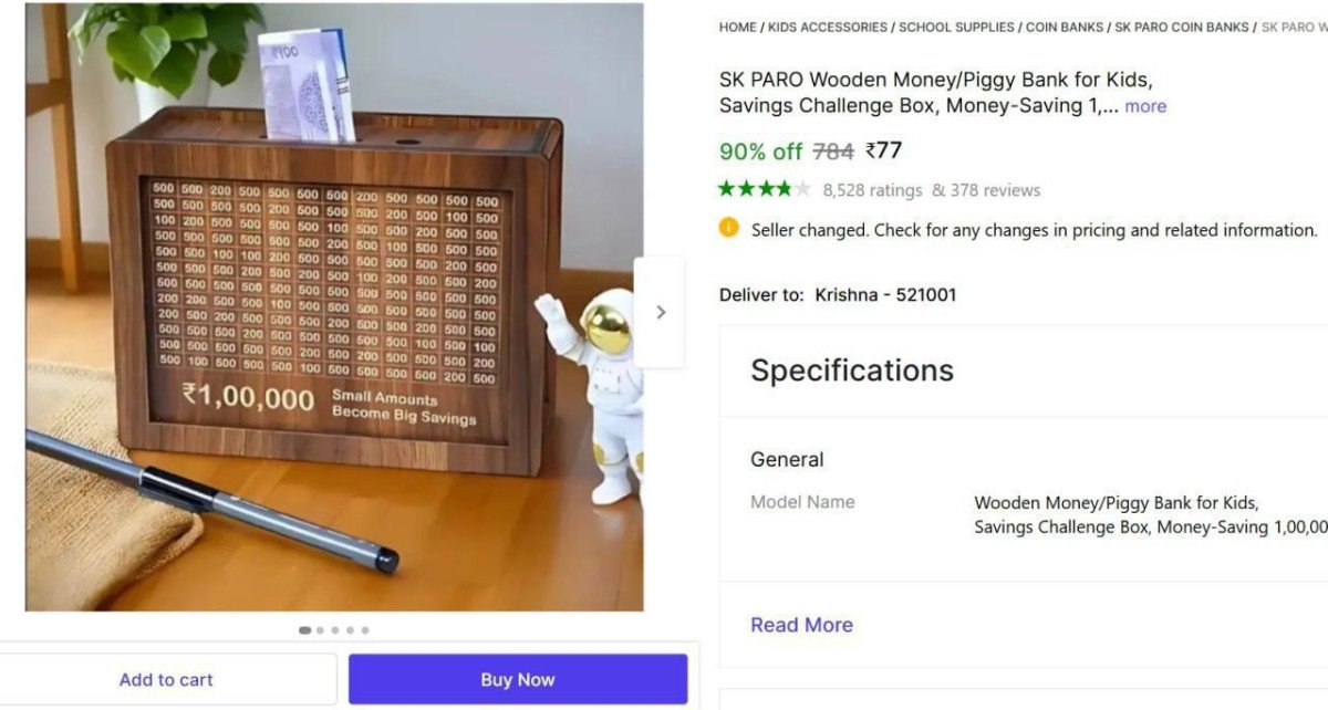 Wooden Money Saving Bank @ ₹77

👉

More Details 👉 

