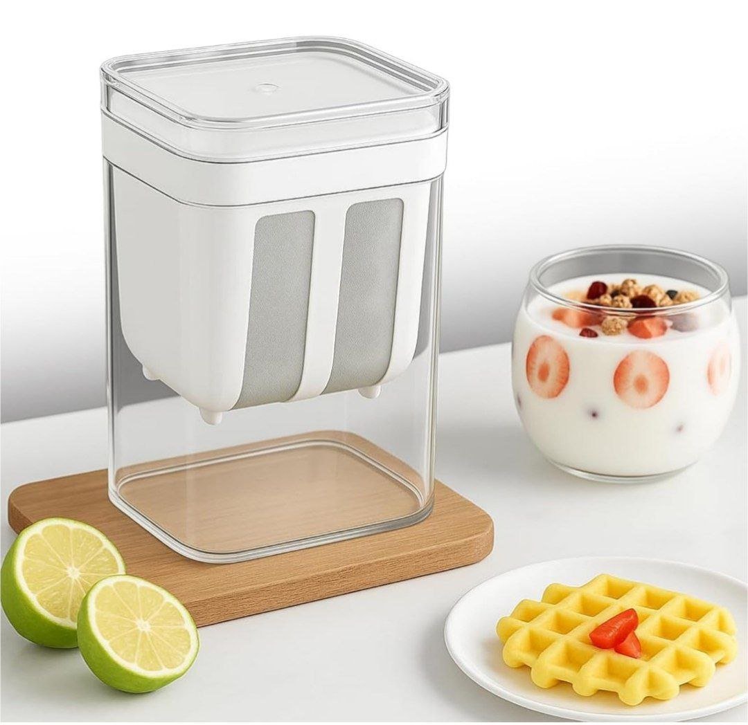 🔥🔥1100ml Greek Yogurt Maker & Hung Curd Maker with Lid