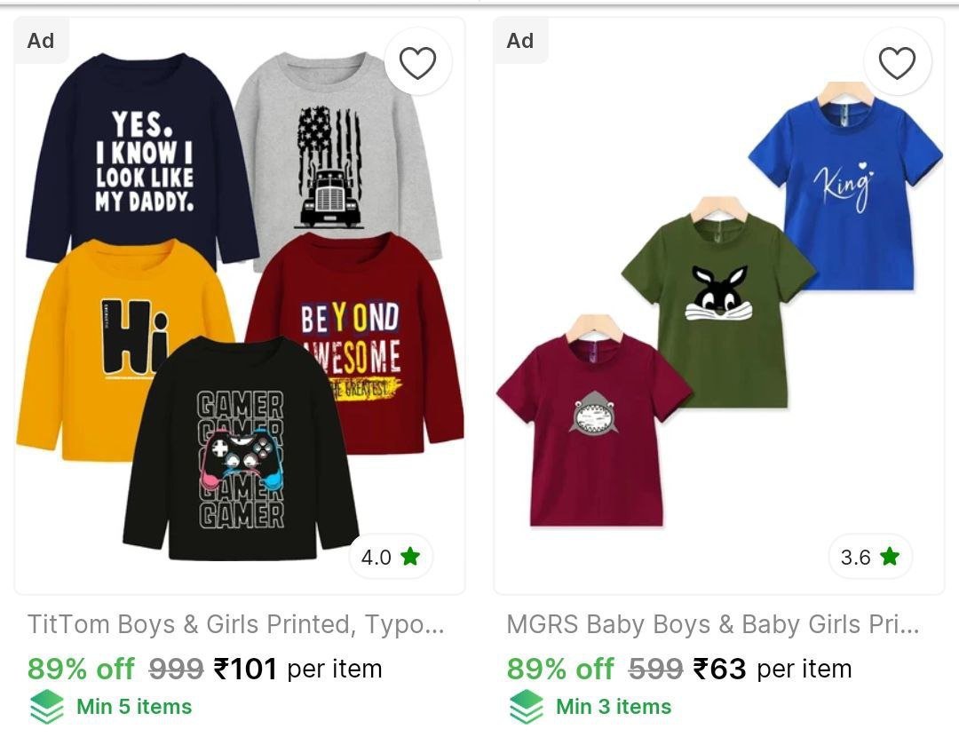 Kid's T-shirt Combo Pack @ ₹63

👉
👉

More Details �