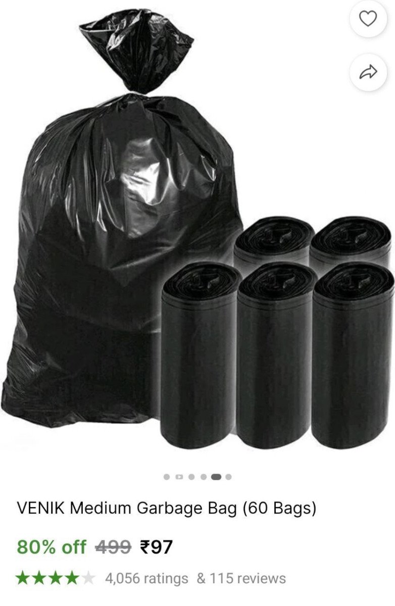 🔥  Garbage Bag (60 Bags) @ ₹97

🛒 

More Details
