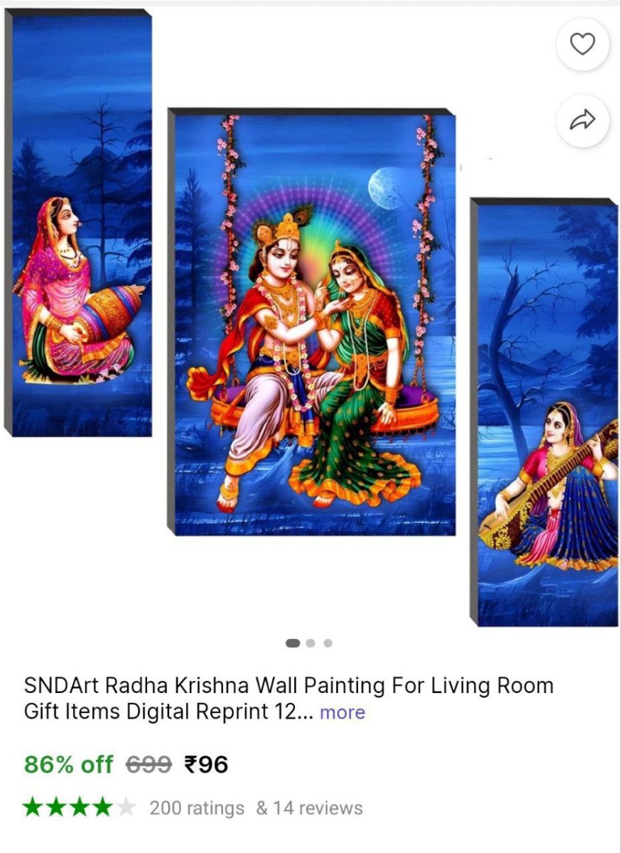Radha Krishna Wall Painting @ ₹96

👉
💙 

More Deals!
