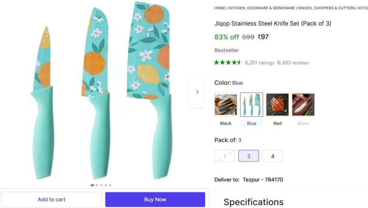 Stainless Steel Knife Set (Pack of 3) @ ₹97

👉
👉

More : 

More Details 👉 

📢 Join WhatsApp Deals


#DealsHeaven #LootDeals #BestDeals