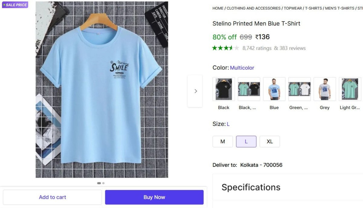 🔥  Men Printed Blue T-Shirt @ ₹136

🔗 

More Details 👉 

📢 Join WhatsApp Deals


#DealsHeaven #LootDeals #BestDeals