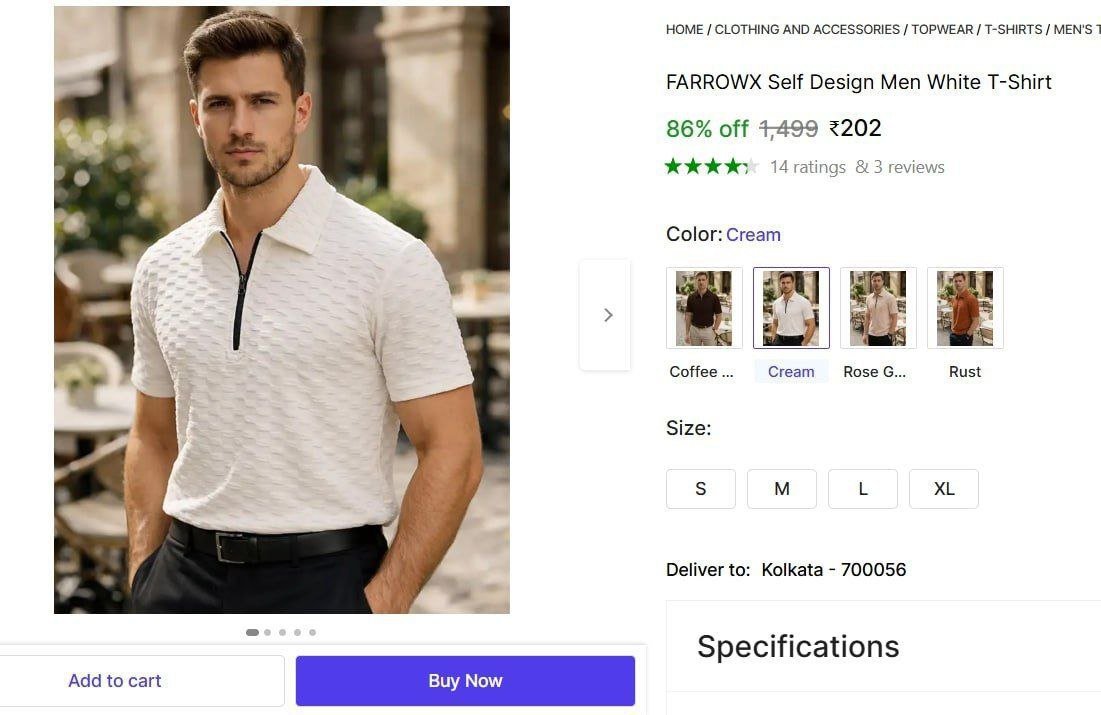 Men Self Design Zip Collar T-Shirt @ ₹202

 

More Details