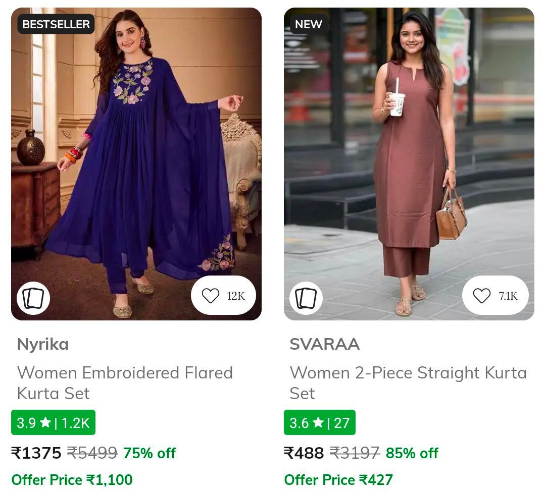 Ajio | Min. 75% Off On Svaraa Clothing 

👉

More Details 