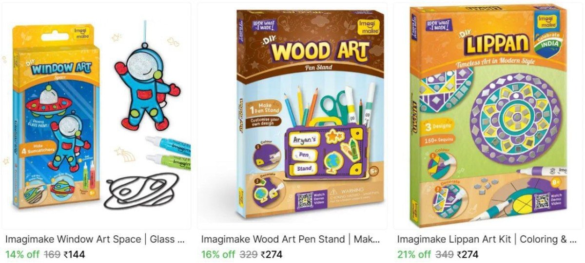 🔥  Artcraft Kits Starts @ ₹144

🔗 

More Details