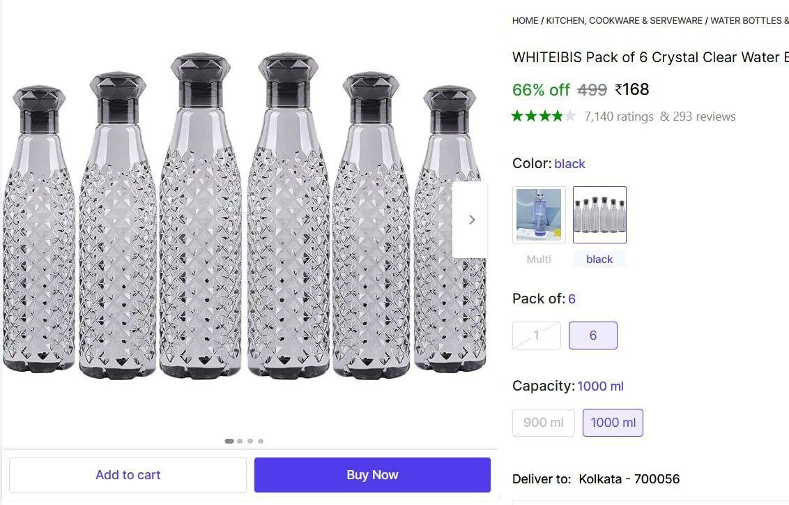 Set of 6 Water Bottle @ ₹168

 

More Details 👉 

📢 