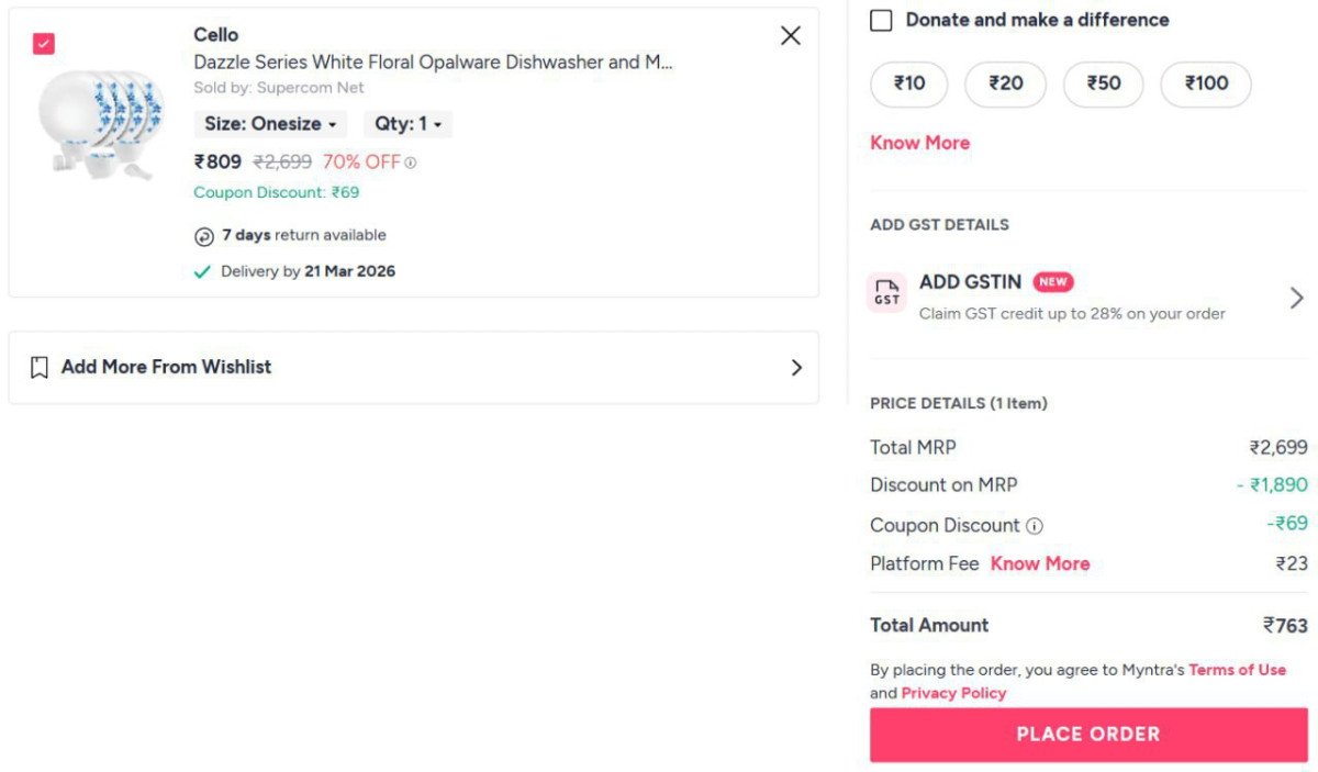 Cello Set Of 22 Pieces Opalware Dinner Set @763



Apply Cou