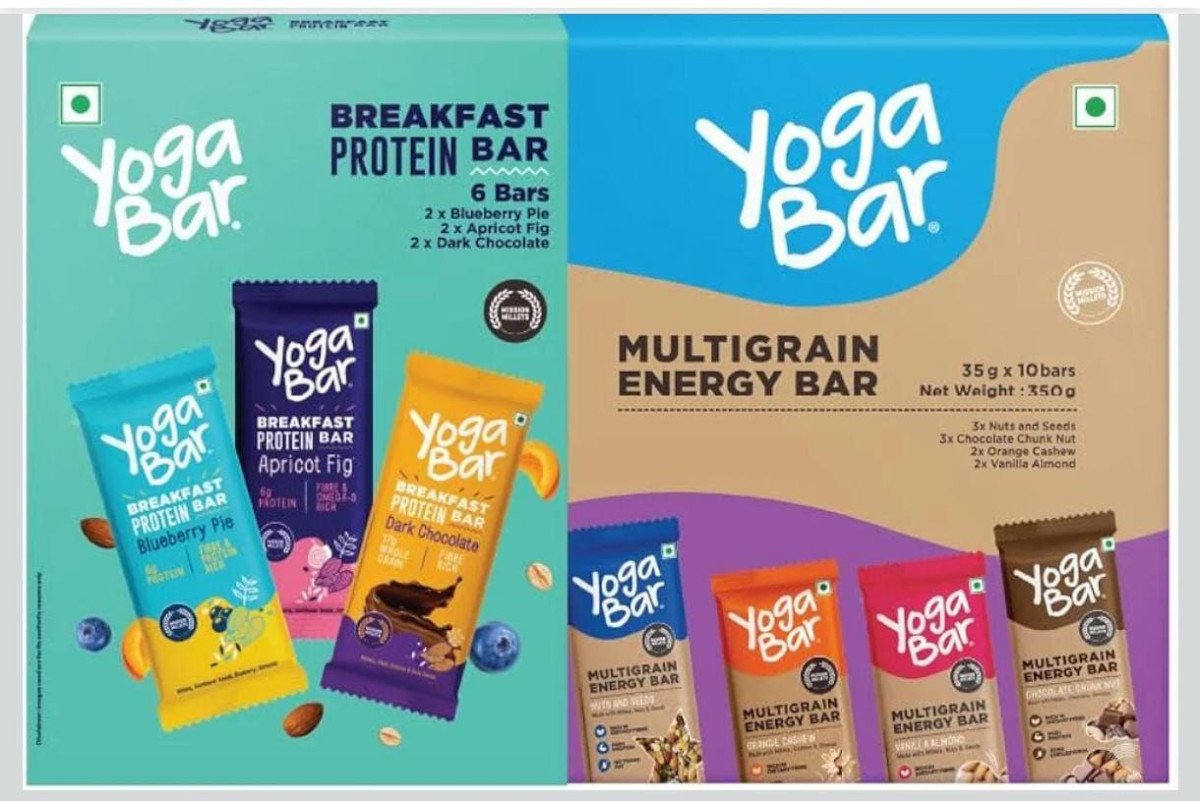 🔥🔥Yogabar Protein Bar Combo, 16 Bars | Multigrain Ener