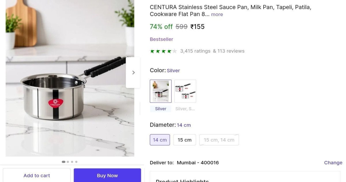 🔥Stainless Steel Patila at ₹155

👉

More Details �