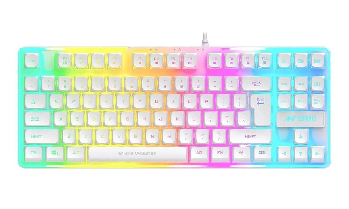 🔥🔥Ant Esports MK700 V2 Membrane TKL Wired Gaming Keybo