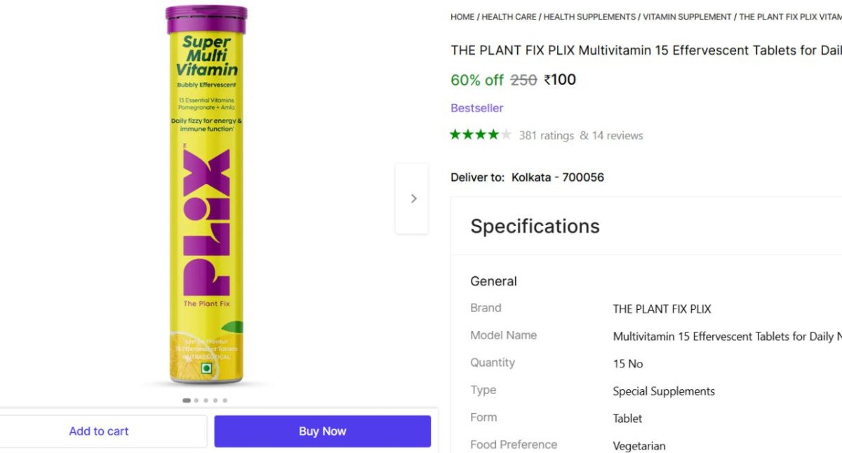 Plix Multivitamin Tablets @ ₹100

👉

More Details 👉 