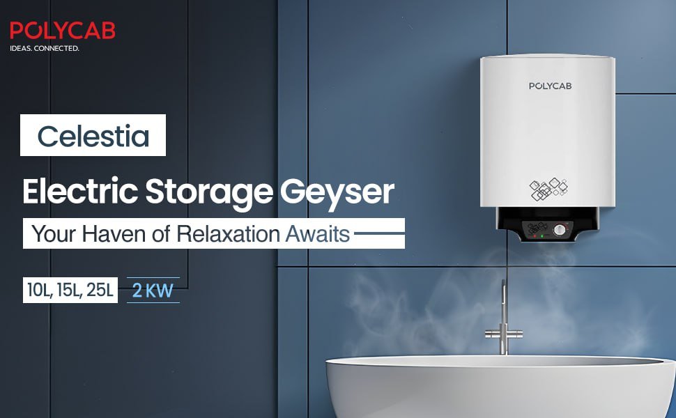 POLYCAB Celestia 5-Star 10L Water Heater (Geyser) @4899
  

