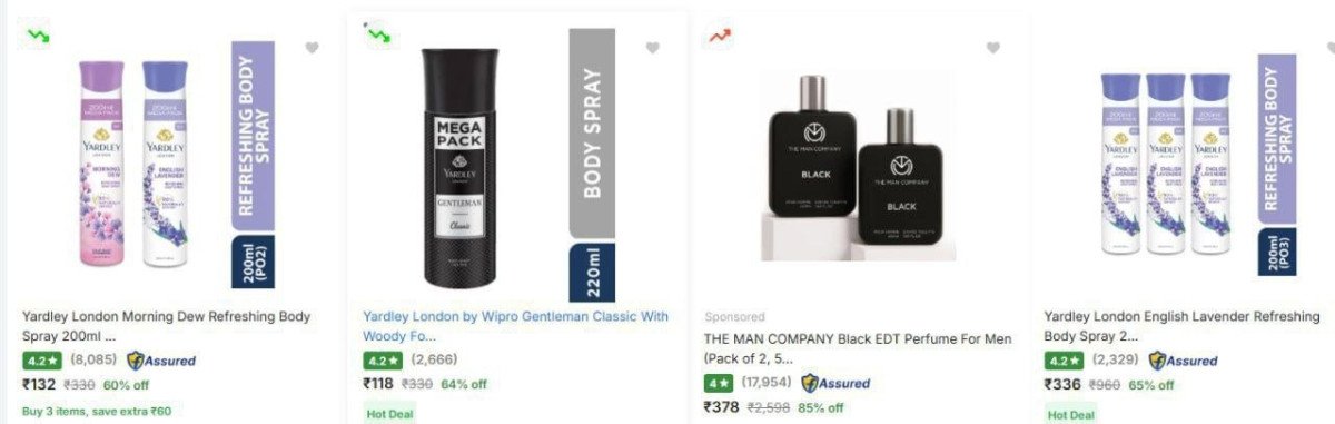 Upto 85% Off - Beauty And Grooming 

Starting Rs.118



More