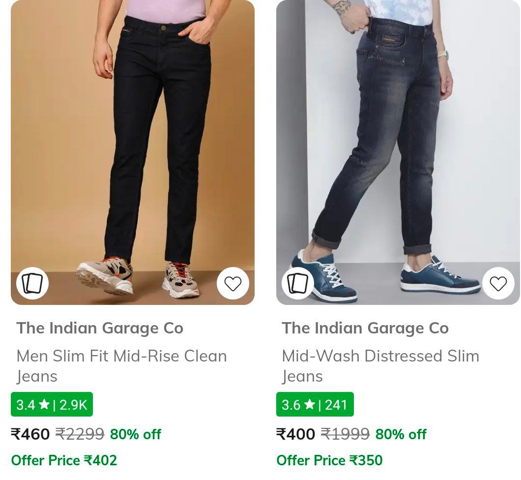 Ajio | The bear house , Campus sutra & British club Min 75%
