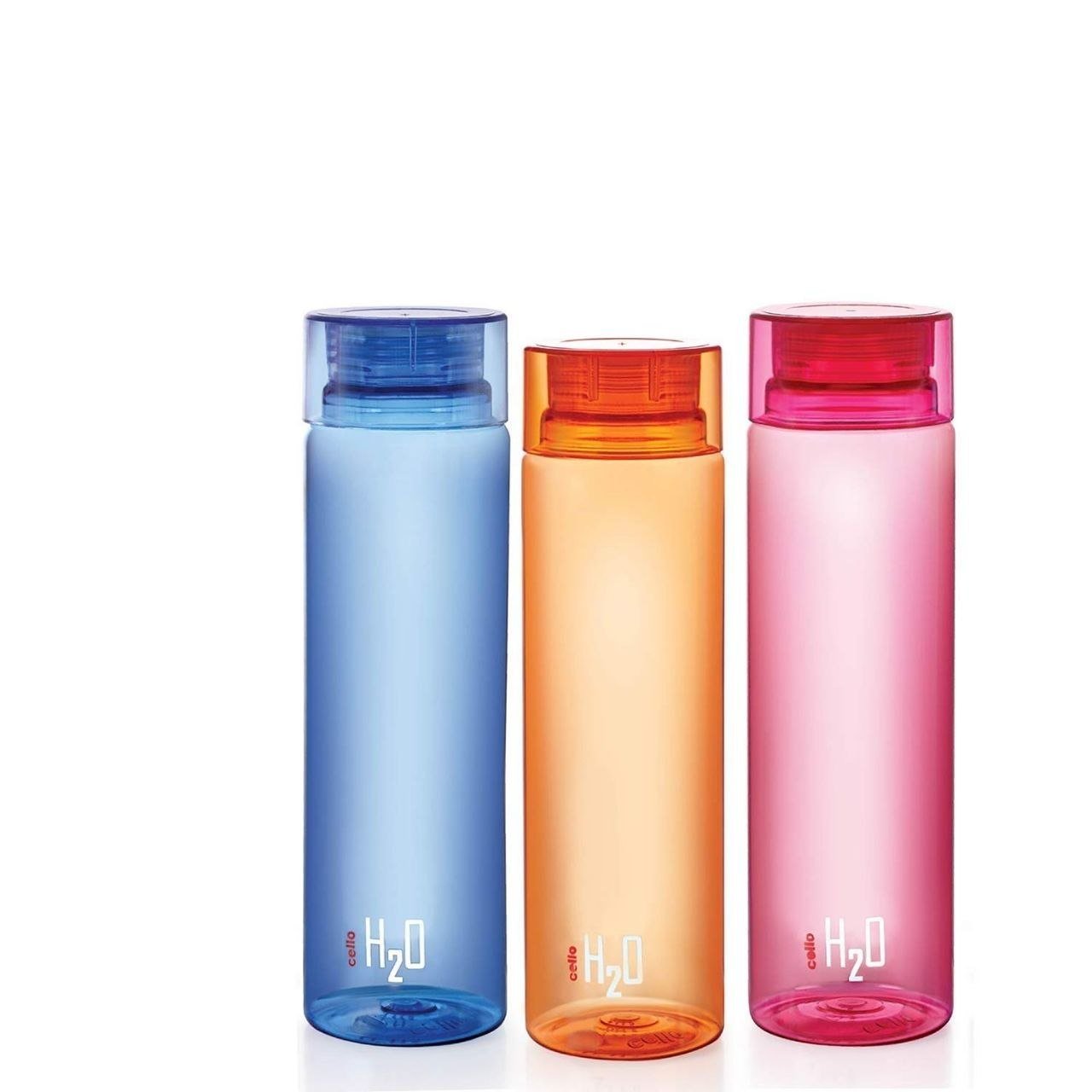 Cello H2o Water Bottles Set Of 3 Pcs For Daily Use