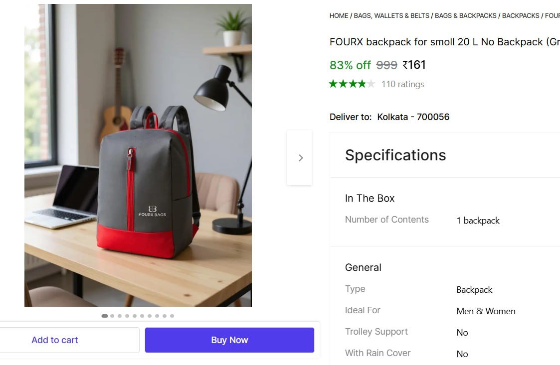 🔥  Men & Women Small Backpack @ ₹161

🔗 
🔗 

