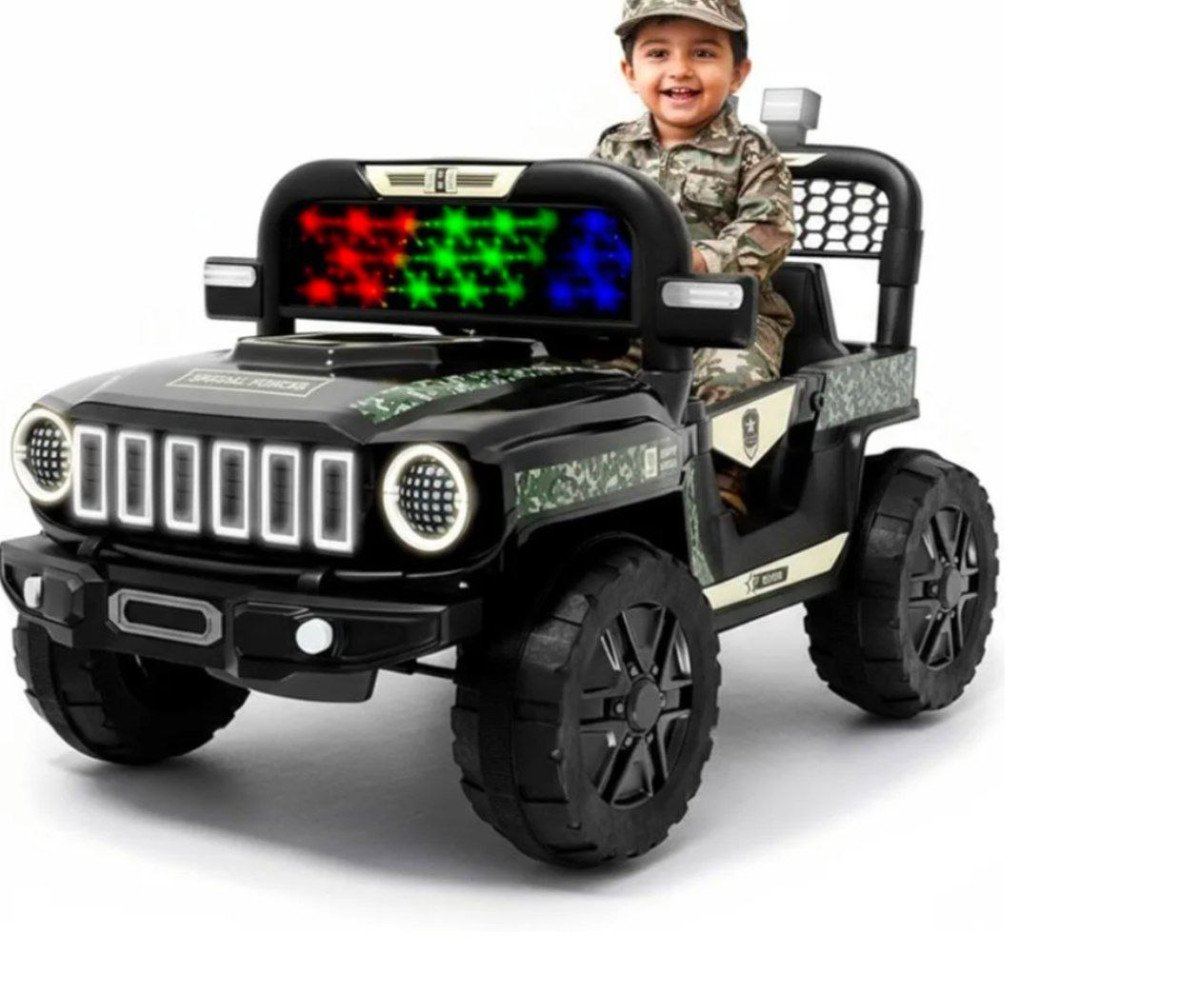 Lifelong 12V Electric Ride-On Jeep Car for Kids | Remote Con